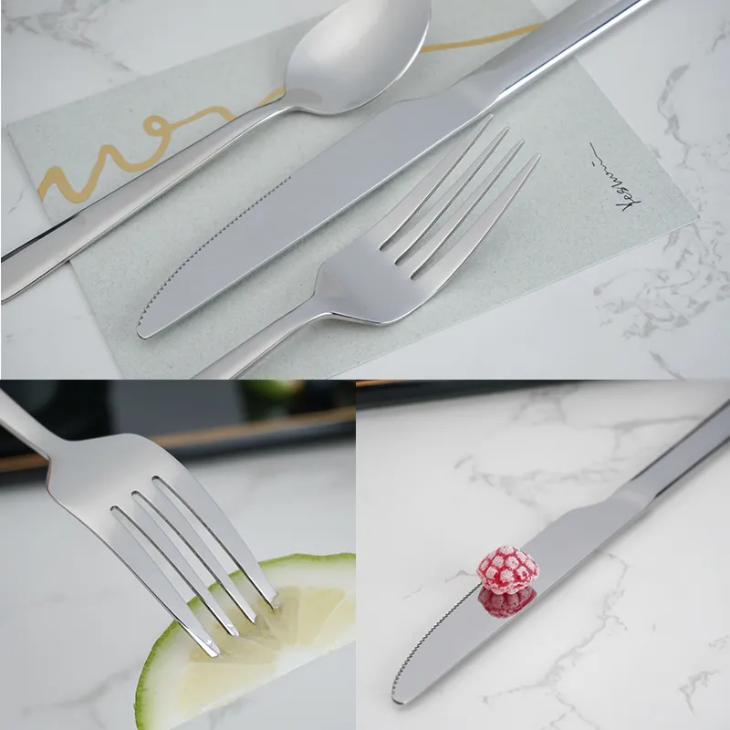 Besteckset aus rostfreiem, spülmaschinenfestem Stahl mit niedrigem Preis