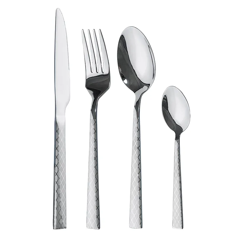 Besteckset aus rostfreiem, spülmaschinenfestem Stahl mit niedrigem Preis