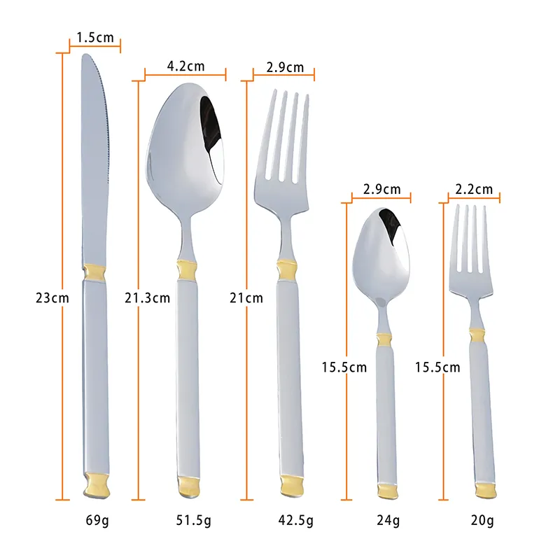 mid east market edelstahlbesteck in modernem luxus stil lager mit schneller lieferzeit jieyang besteck set