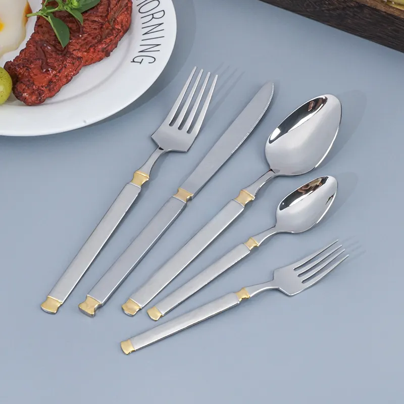 mid east market edelstahlbesteck in modernem luxus stil lager mit schneller lieferzeit jieyang besteck set