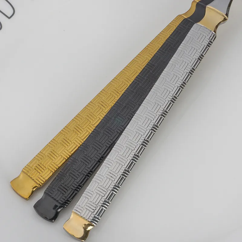 luxuriöses goldbesteck set spiegelpoliertes silberbesteck edelstahl löffel gabel abendessen messer westliches besteck set