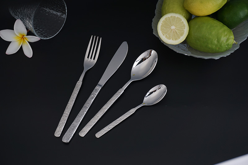 stainless steel cutlery set for wedding luxury style low moq spoon fork knife set