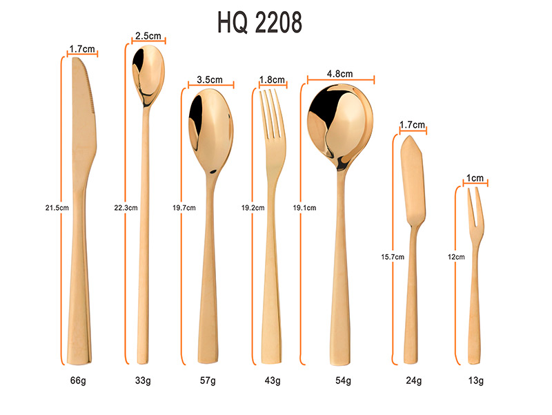 طقم أدوات مائدة من الفولاذ المقاوم للصدأ قابل لإعادة الاستخدام ومخصص من الفولاذ المقاوم للصدأ