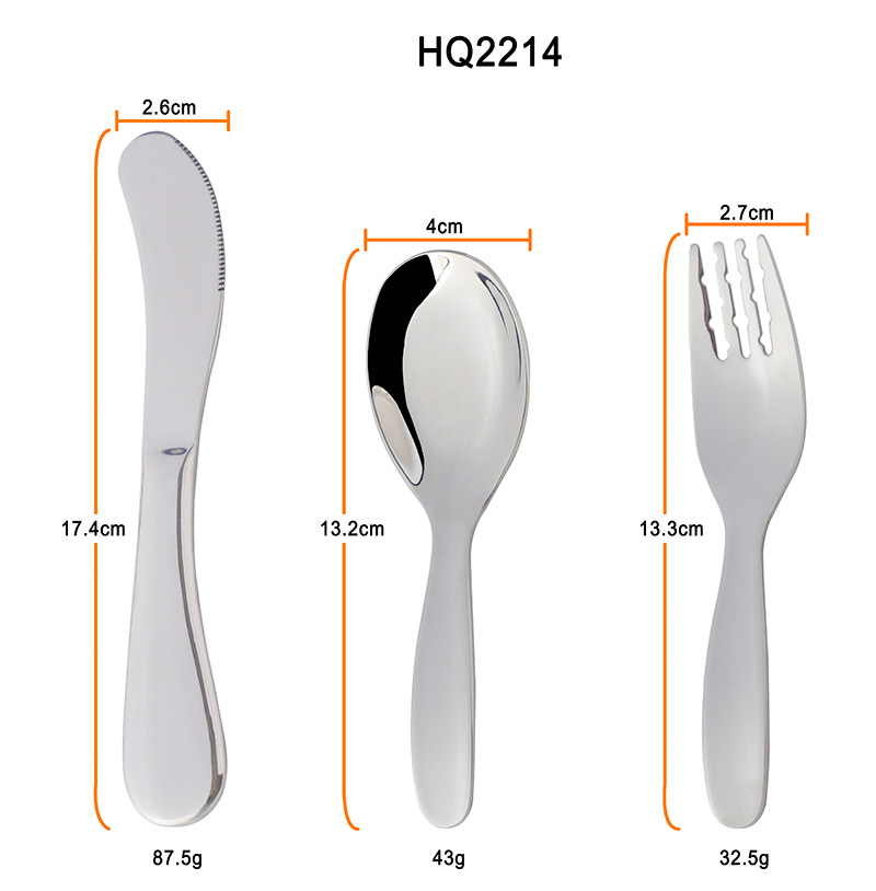 durable stainless steel cutlery set with laser etching fork spoon knife hotel event