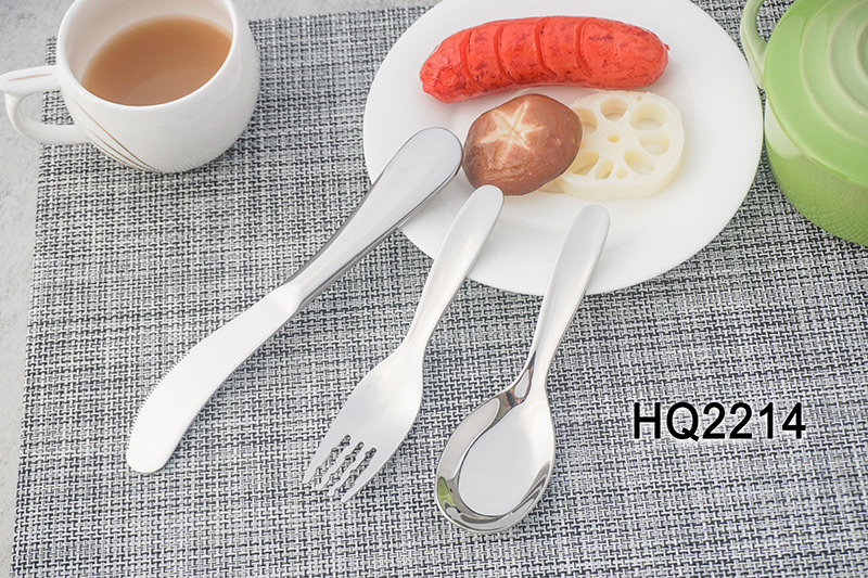 durable stainless steel cutlery set with laser etching fork spoon knife hotel event