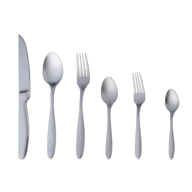 Luxus-Edelstahl-Steak-Besteck-Set Messer Gabel Löffel Großhandel Besteck