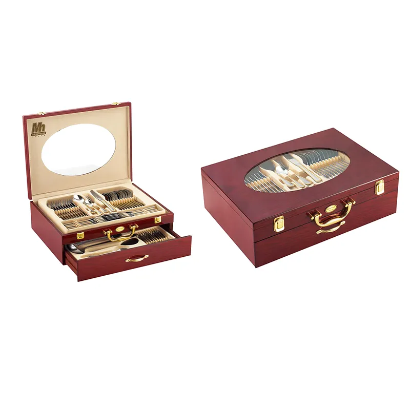 low moq mirror finishing stainless steel serving set high quality dishwasher safe multifunctional serving set