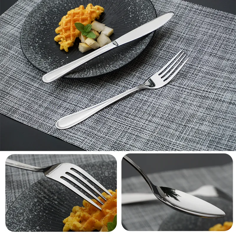 low moq mirror finishing stainless steel serving set high quality dishwasher safe multifunctional serving set