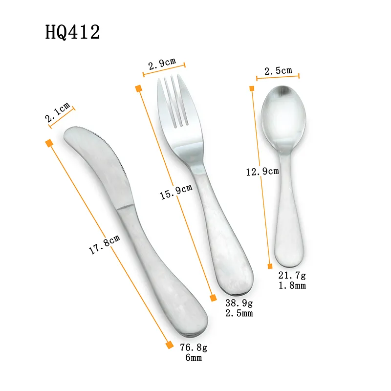 Essgeschirrset Messer Gabel Löffel Edelstahl Suppenlöffel Besteckset Edelstahlgeschirr für Restaurant Hotel