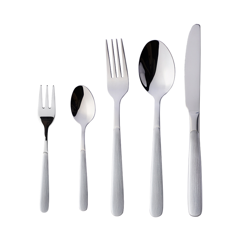 luxury wedding gift cutlery set gold silver stainless steel flatware